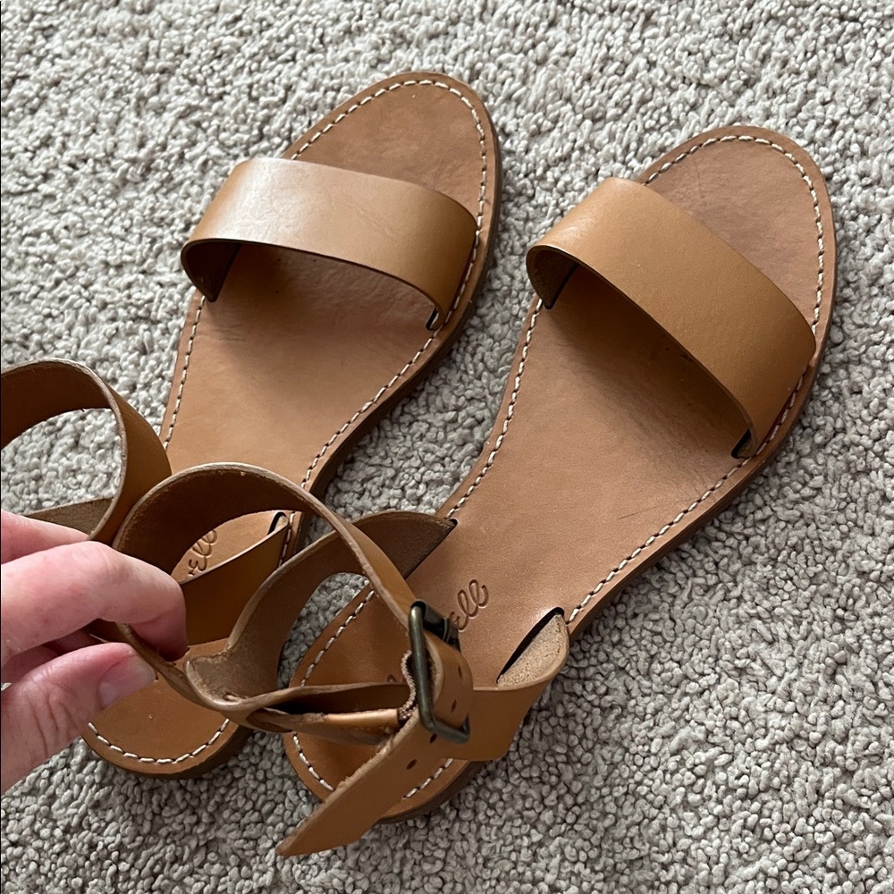 Madewell Brown Leather Sandals